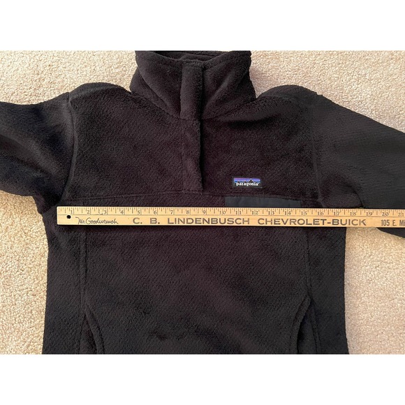 Black M Medium Patagonia Women's Patagonia Re-Tool Snap-T Fleece Pullover 0224! - Picture 8 of 11